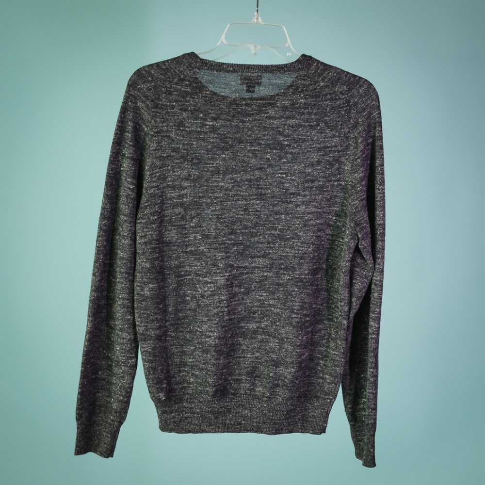 J Crew Men's S Gray Crewneck Wool Blend Sweater - Picture 3 of 3
